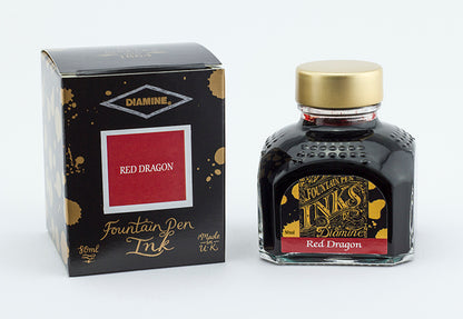 Inchiostro DIAMINE INK - RED DRAGON 80 ML
