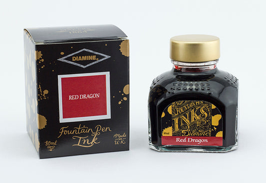 Inchiostro DIAMINE INK - RED DRAGON 80 ML