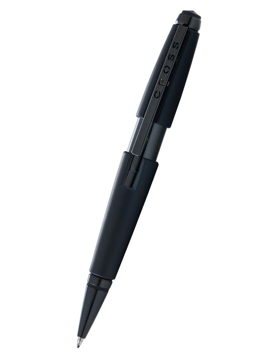 Penna Roller in gel laccato nero opaco Edge