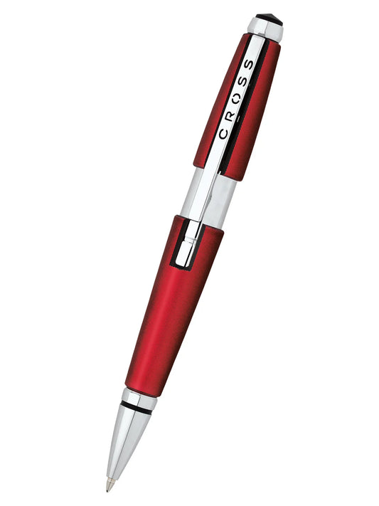 Penna Roller in gel laccato rosso Edge