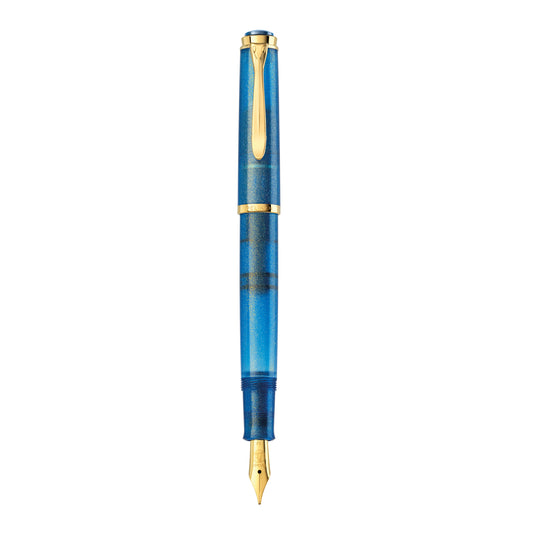Penna stilografica Pelikan M200 GOLDEN LAPIS