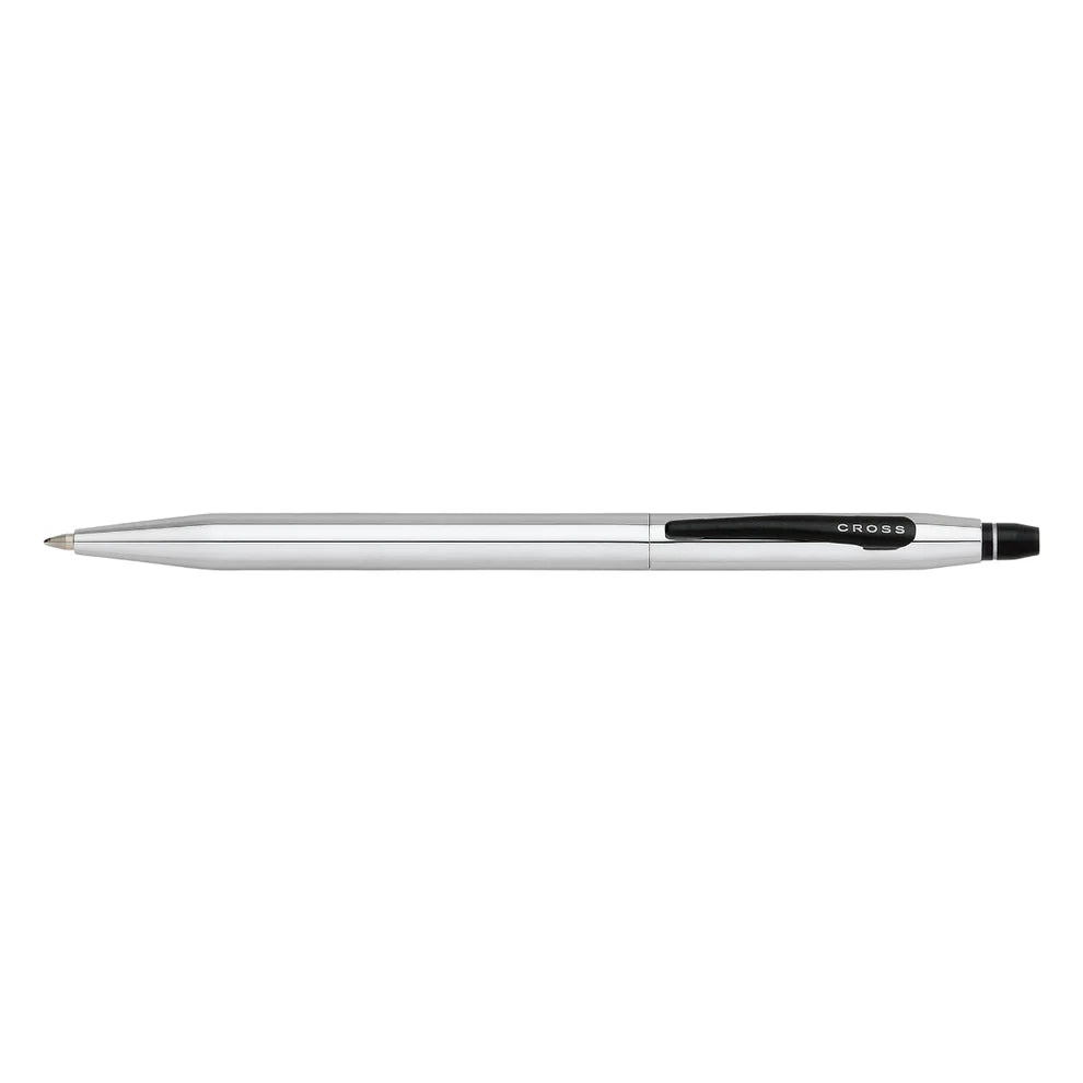 Penna roller Selectip® Click™ Chrome con dettagli neri