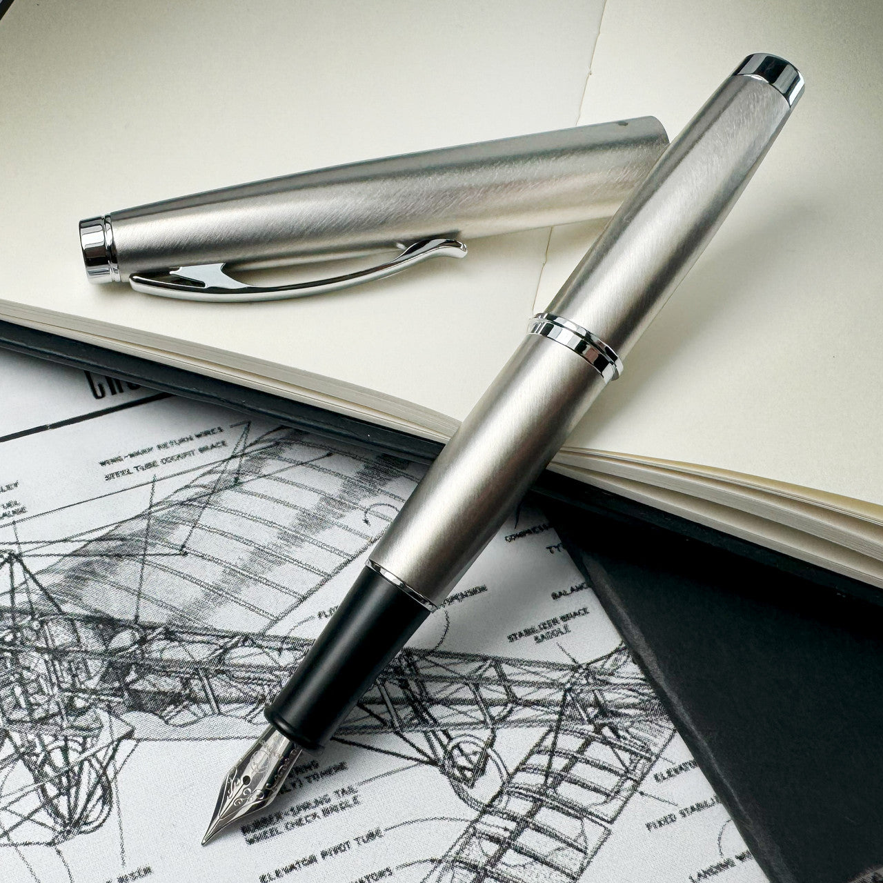 Penna Stilografica Monteverde Dakota Stainless Steel