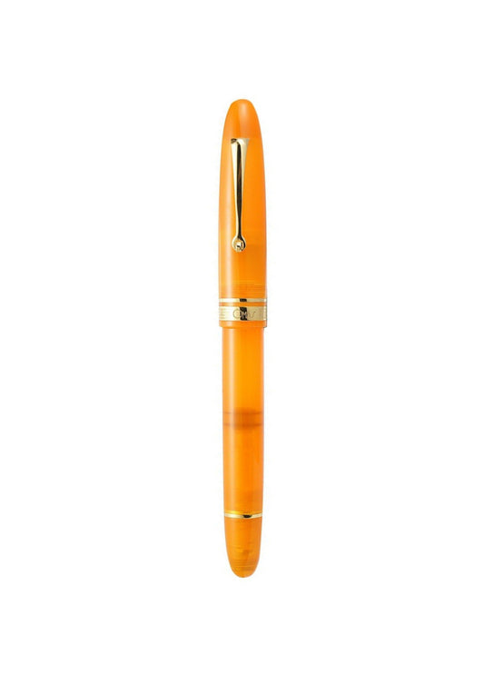OMAS OGIVA ARANCIONE DEMONSTRATOR FOUNTAIN PEN WITH GOLD TRIM