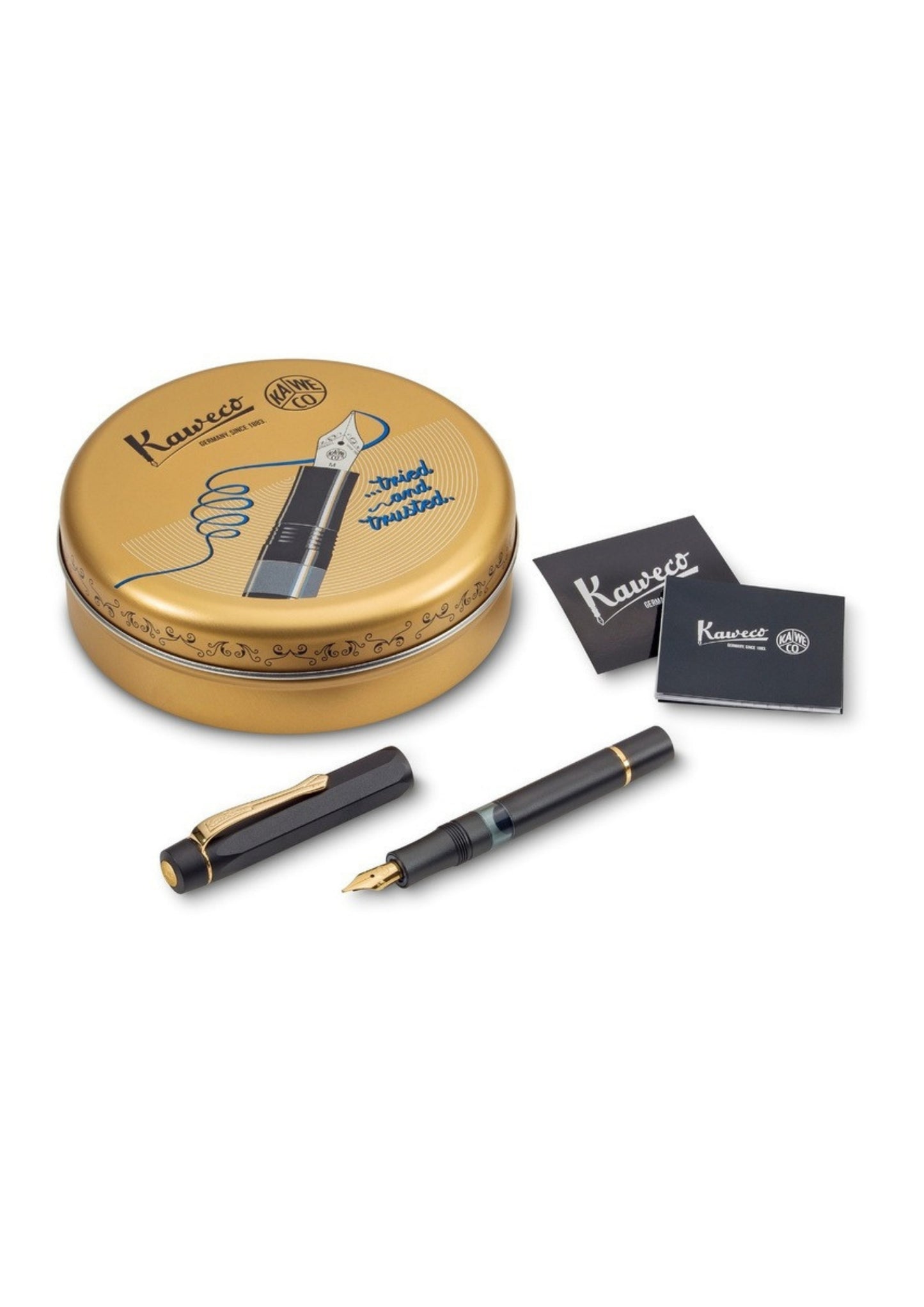 Kaweco PISTON SPORT AL - Nero / Oro