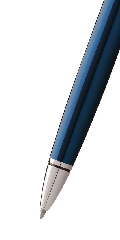 Penna a sfera laccata blu Coventry