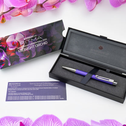 Penna a sfera Monteverde USA® Ritma Special Annual Collectible Edition 2025 Midnight Orchidea